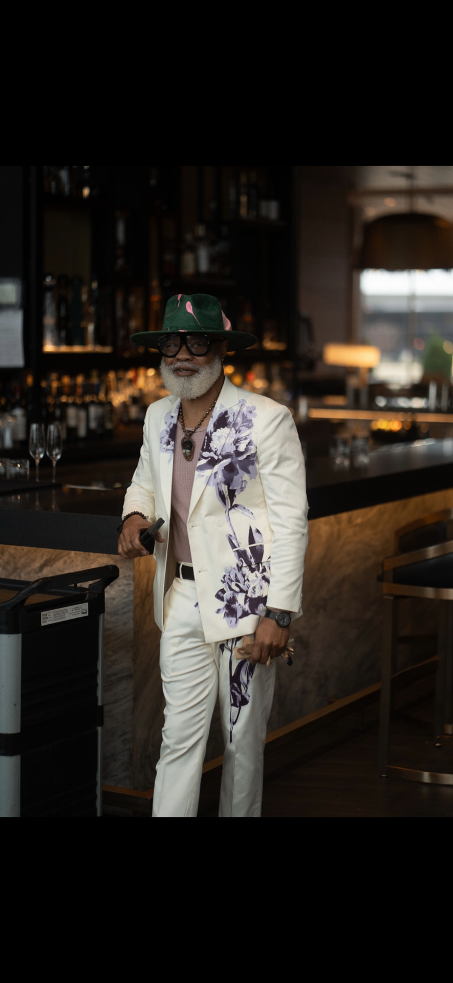 Felton Love in a signature F&L fedora